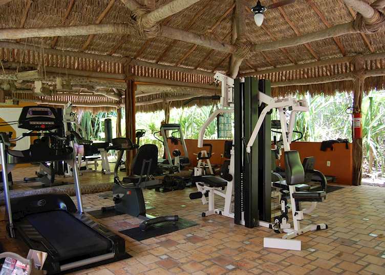 The gym at Toca da Coruja, Pipa