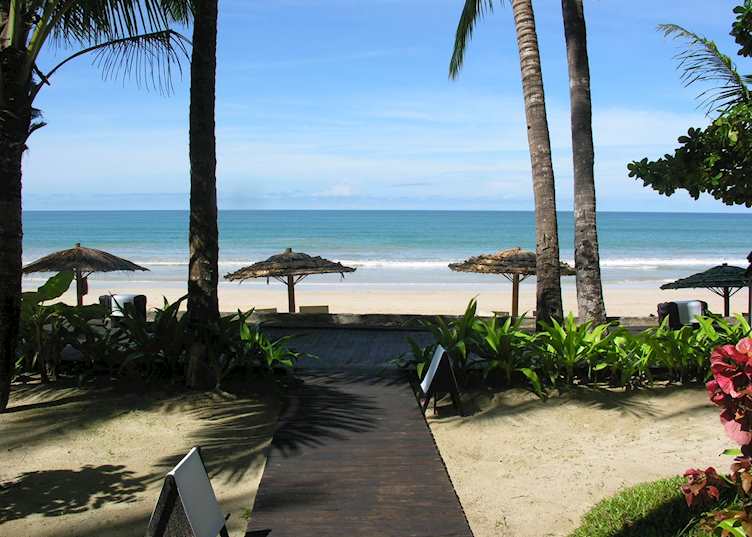View of Ngapali beach from Sandoway Resort