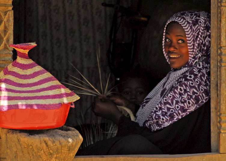 Basket weavers on Pemba Island, Tanzania