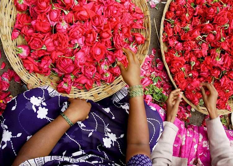 Flowers market