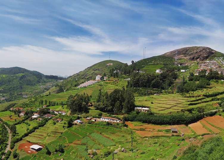 The countryside around Ooty