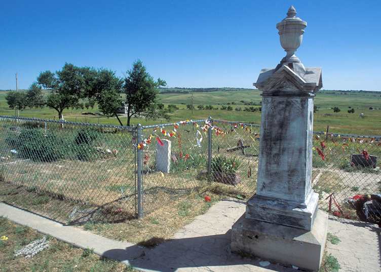 The Wounded Knee Massacre Monument, South Dakota