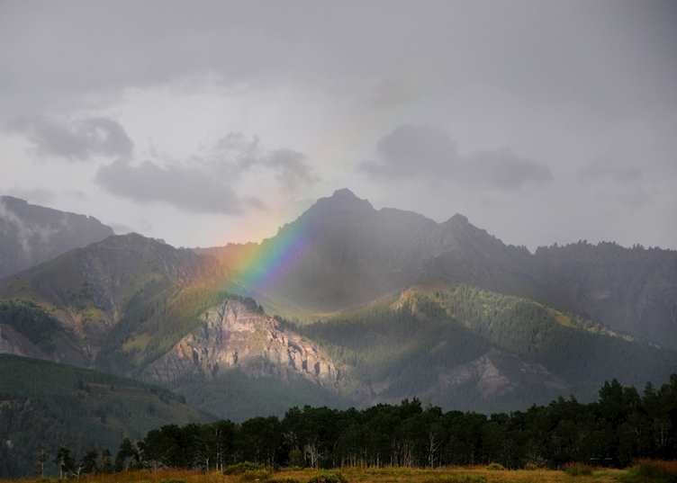 Telluride's mountain scenery