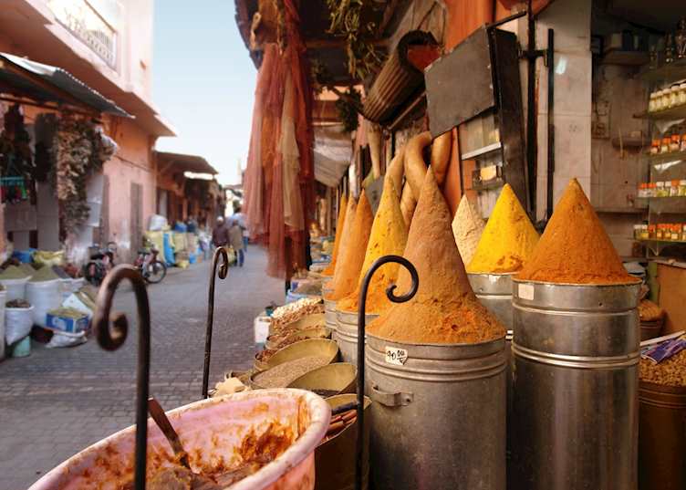 Spices in the medina, Marrakesh