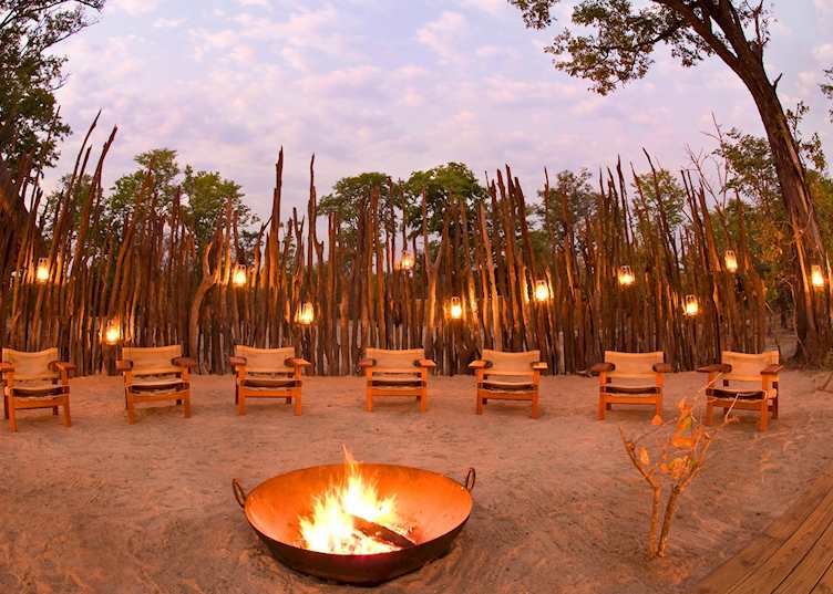 The boma at Zungulila Bushcamp, South Luangwa National Park