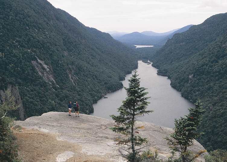 Hiking on the Adirondack Mountains, New York State