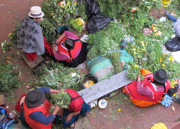 Fruit and vegetable market in Cuenca
