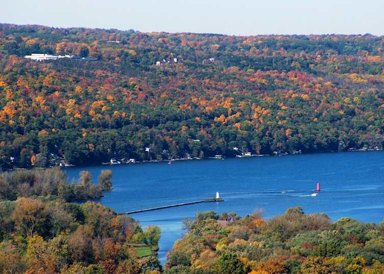 Scenery near Ithaca, Finger Lakes region, New York State