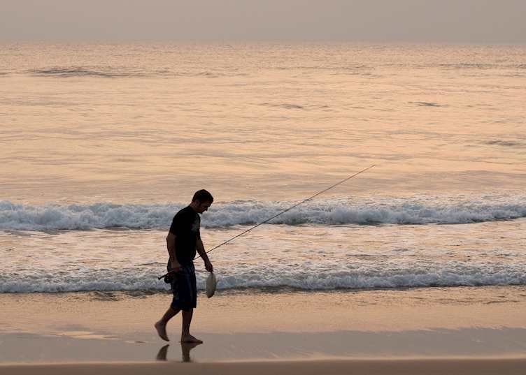 Fishing at Ponta Mamoli, Mozambique