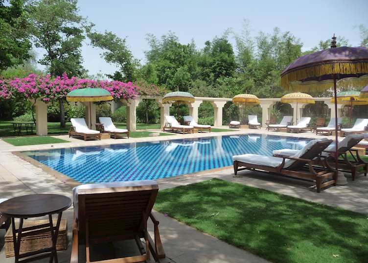 Swimming pool, Vanyavilas <<Full advance 90 days before arrival Pushkar & NY period CLOSED 1JUL-30SEP>>, Ranthambhore National Park