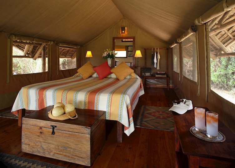 Luxury Tent, Tortilis Camp, Amboseli National Park