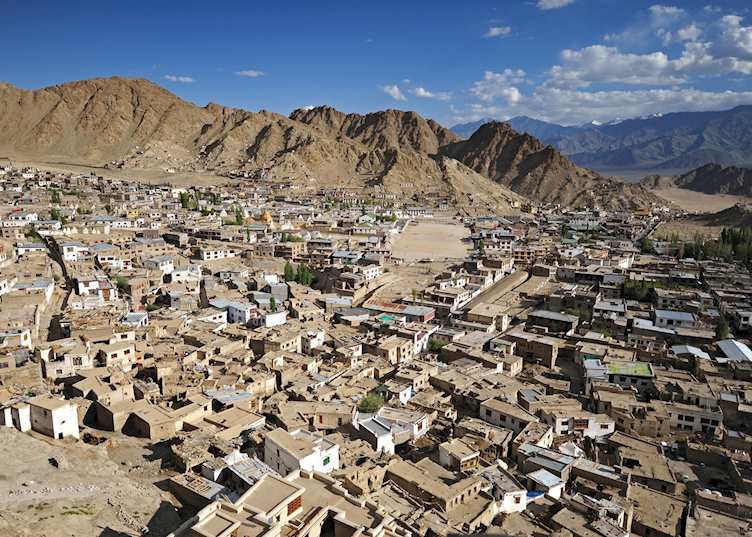 The rooftops of Leh, Ladakh