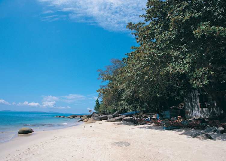 The coral sands and tropical waters of Sihanoukville's beaches