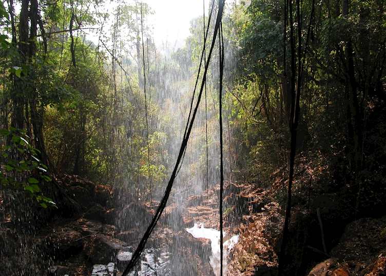 Looking through the Kin Chan Waterfall, Ban Lung