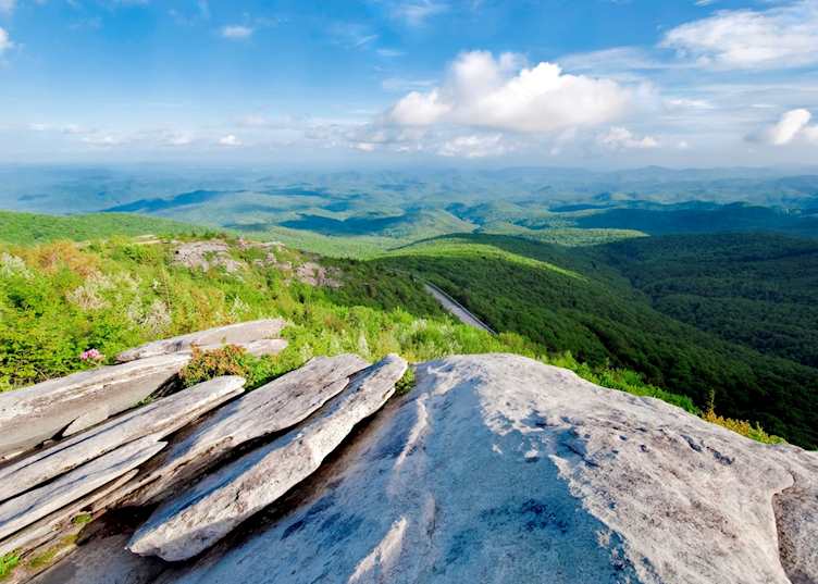The Blue Ridge Mountains, near Roanoke, Virginia