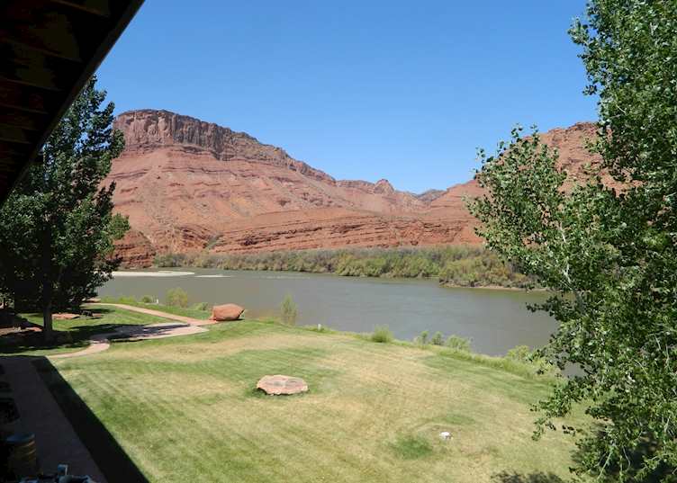 View from Sorrel River Ranch, Moab