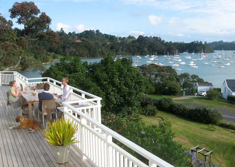 View from the veranda, Arcadia Lodge, Russell & The Bay of Islands