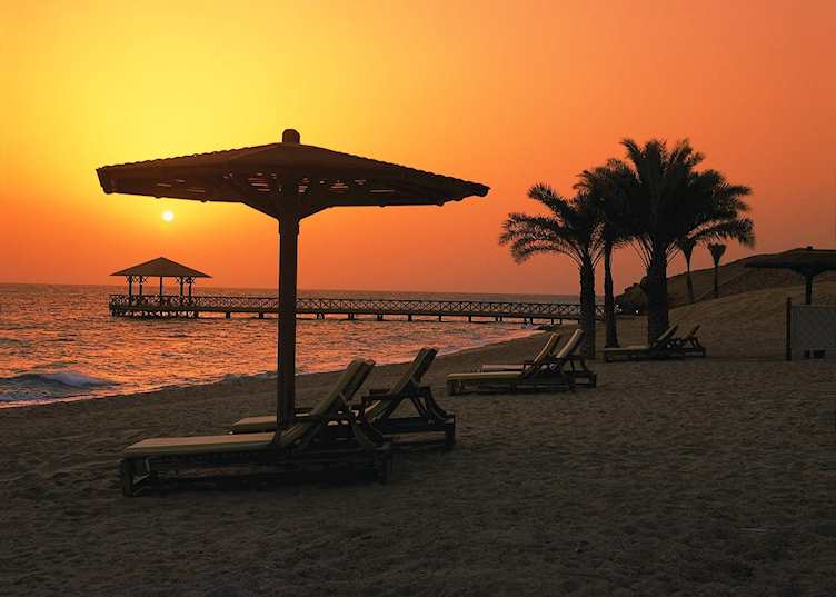 Sunrise at the Oberoi Sahl Hasheesh, Hurghada