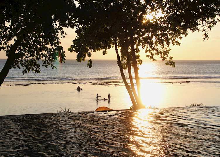 Sunset over Klui Bay