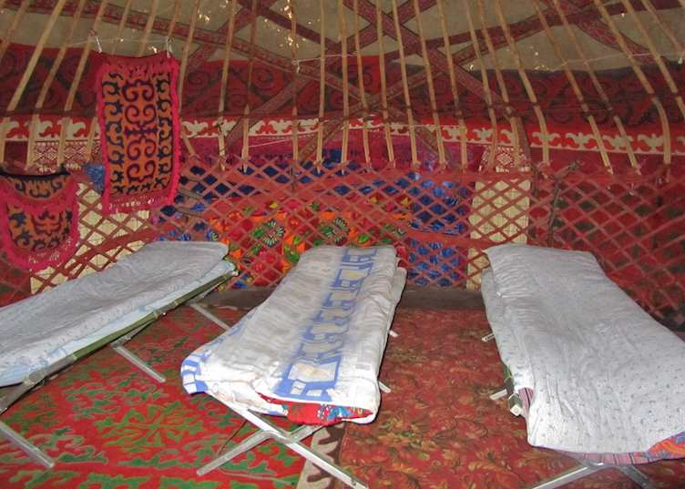 Traditional Yurt on the South Shore, Song-Kul Lake