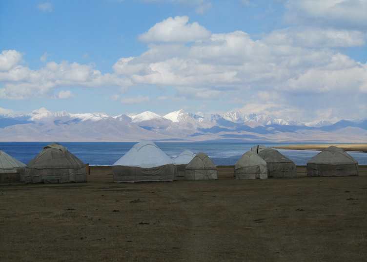 Traditional Yurt on the South Shore, Song-Kul Lake