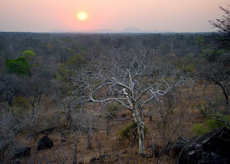 Sunset in the Majete Wildlife Reserve