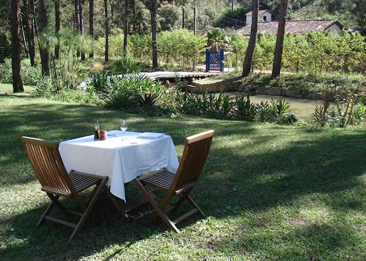 Outdoor dining, Fazenda Catucaba