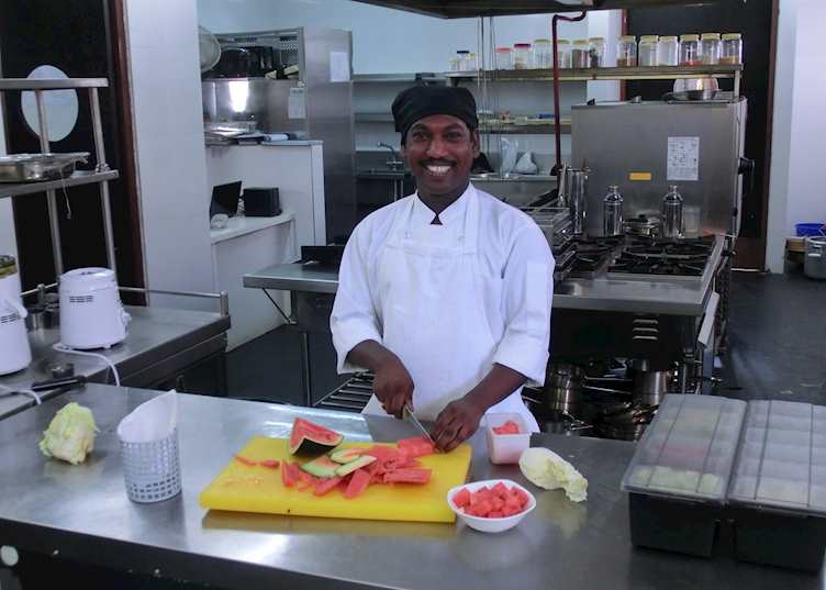 Clean and modern kitchen at the Eighth Bastion,Cochin