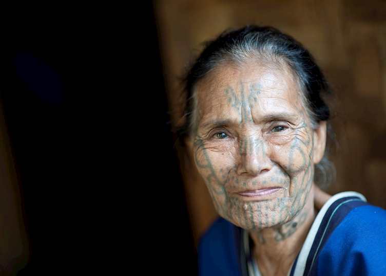 Lady of the Muun tribe, Chin State, Myanmar