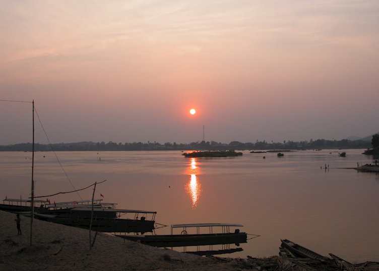 Sunset, Southern Laos