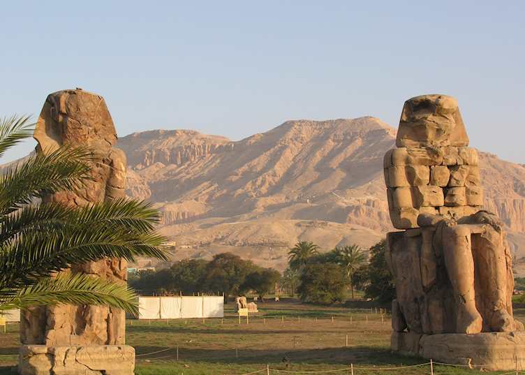 Colossi of Memnon, West Bank Luxor, Egypt