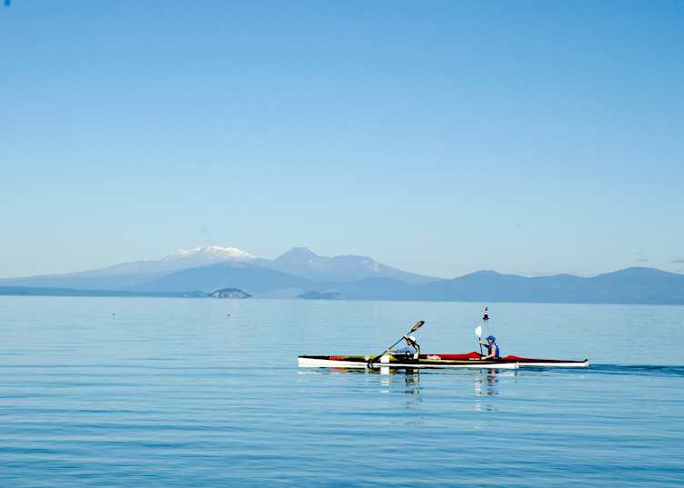 Kayaking, Lake Taupo, New Zealand
