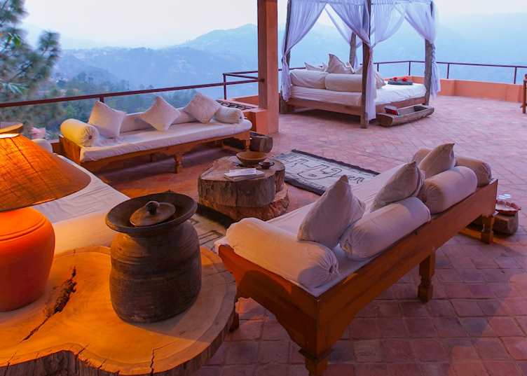 Outdoor Living Space in a Suite