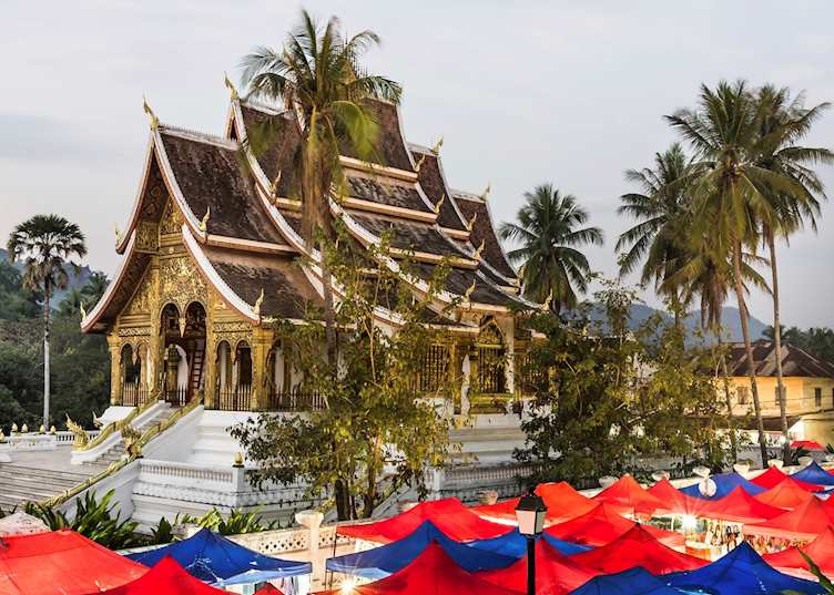 Night market in Luang Prabang, Laos