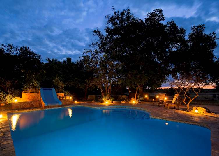 Pool at Flatdogs Camp, South Luangwa National Park
