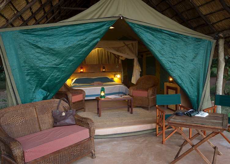 Luxury Safari Tent, Flatdogs Camp, South Luangwa National Park