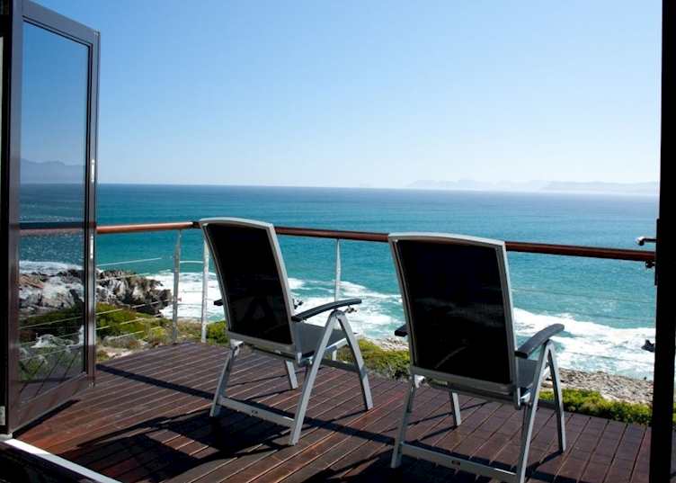 View from the North Room, Cliff Lodge, De Kelders