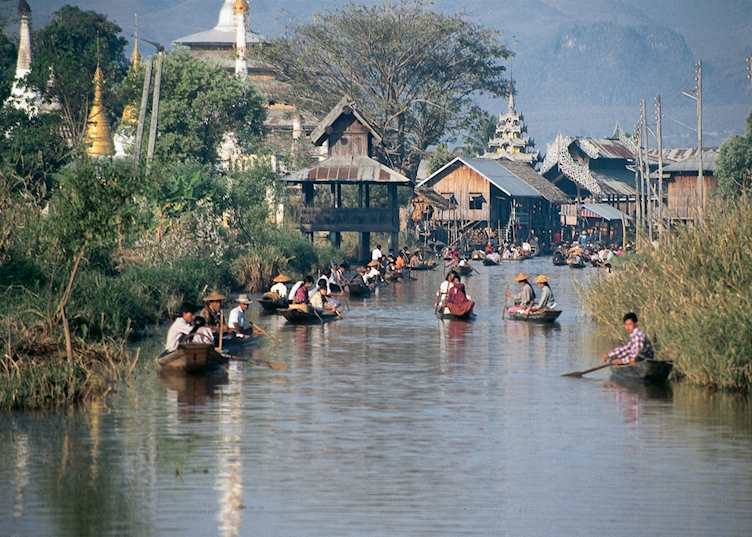 Riverine life, Inle Lake, Burma (Myanmar)