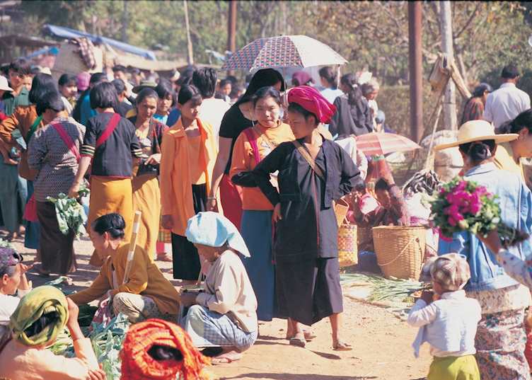A local market, Inle Lake, Burma (Myanmar)