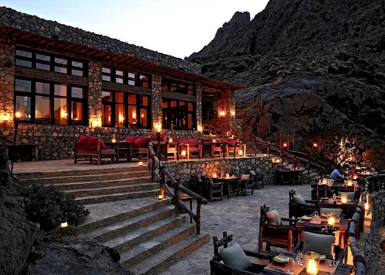 Sense on the Edge restaurant, Six Senses at Zighy Bay, Musandam