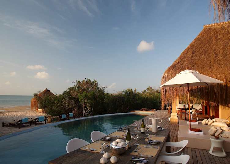 Presidential Villa Dining, Azura, Bazaruto Archipelago