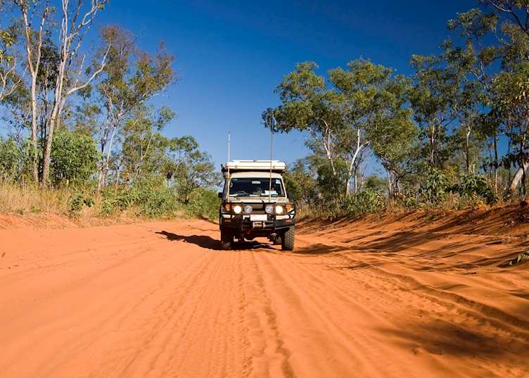 Driving the Dampier Peninsula, near Cape Lévêque