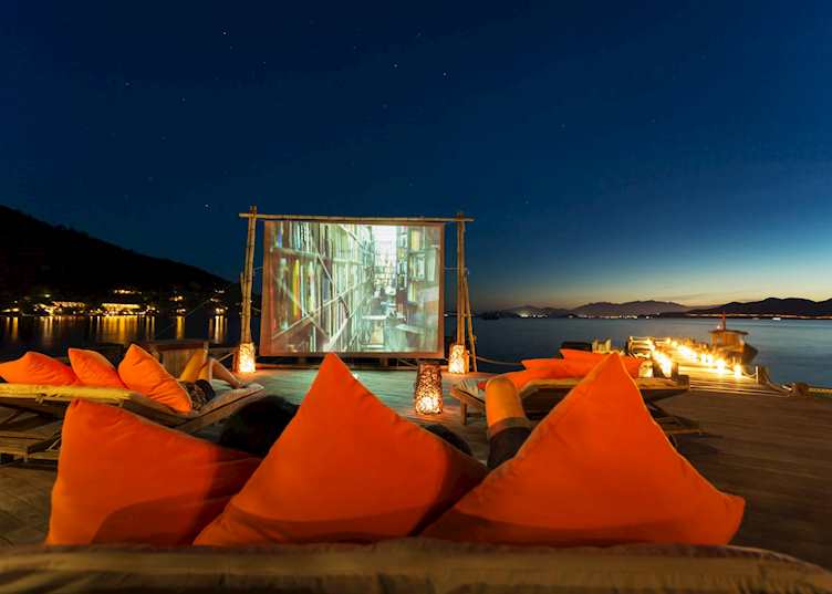 Movies on the beach, Six Senses Ninh Van Bay, Nha Trang