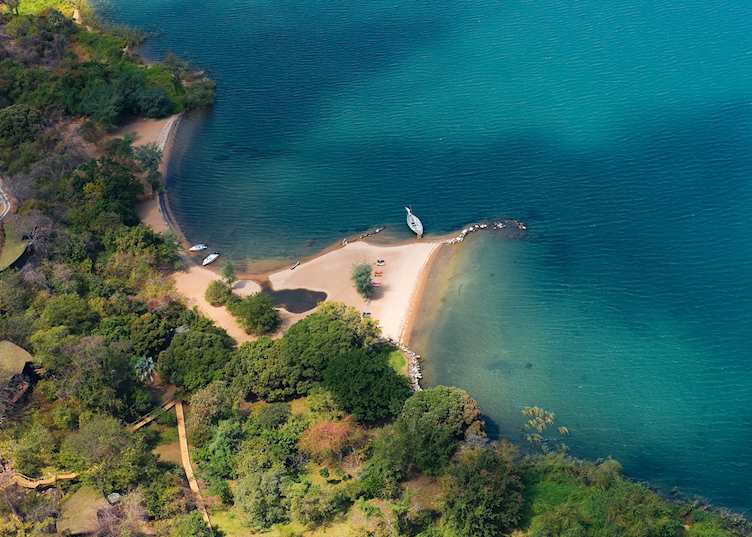 Aerial View, Pumulani, Cape Maclear