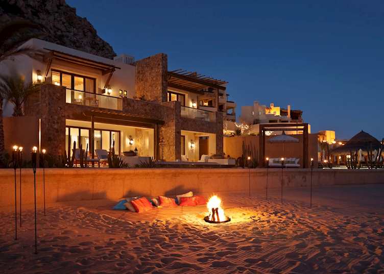 Beach bonfire, The Resort at Pedregal
