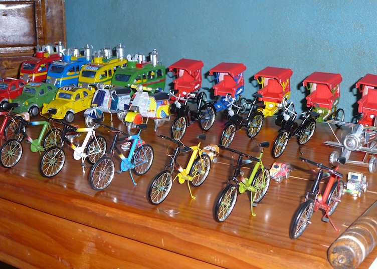 The miniatures workshop in Antsirabe, Madagascar