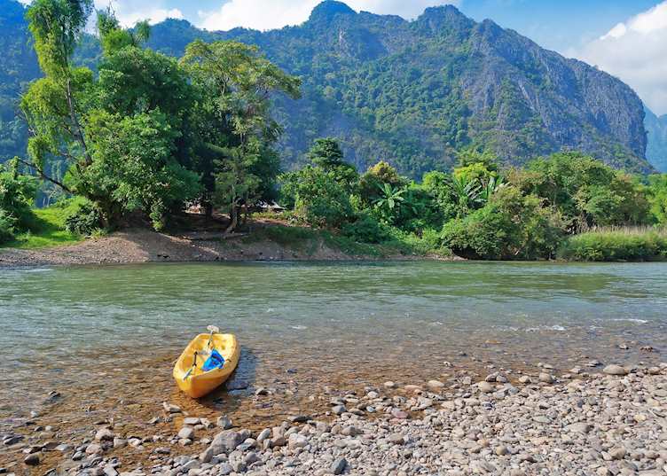 Kayaking, Vang Vieng, Laos