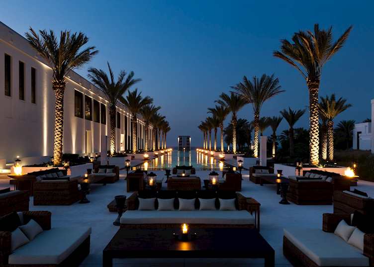 The Long Pool by Night, Chedi Muscat