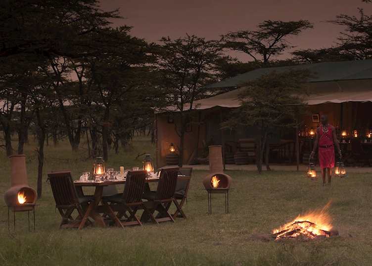Evening meal, Kicheche Bush Camp, Masai Mara