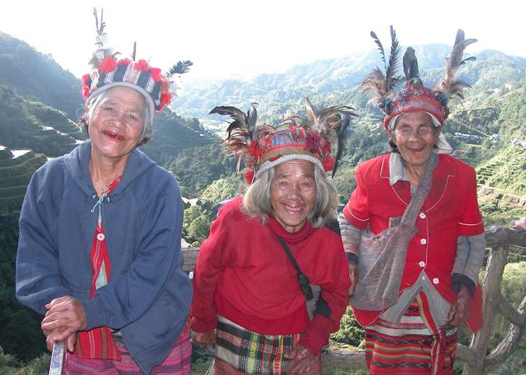 Ifugao tribal women, Banaue, Philippines